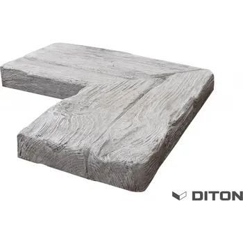 DITON LINIE DŘEVA Bazénový Lem vnitřní rohový DUB světlý 50/50/5cm