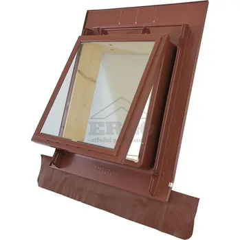 ERGO Střešní vikýř 2000-UNIVERZÁLNÍ OKNO - červenohnědá