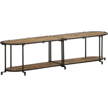 Obývací pokoj vidaXL TV stolek 160 x 42 x 40 cm masivní hrubé mangovníkové dřevo [4013491]