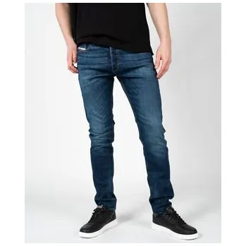 Pánská móda Diesel Jeansy 00SWID-RM062-01 Tmavomodrá Slim Fit 29