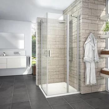 Roth Čtvercový nebo obdélníkový sprchový kout LYE4+LYE4, brillant - bez vaničky Varianta: šířka pravých dveří: 90 cm, šířka levých dveří: 100 cm, orientace: Uni - (LYE4/900_LYE4/1000), Barva profilů a typ výplně: profily: brillant, výplň: transparent