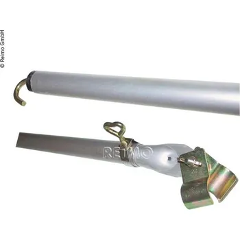 Příslušenství ke karavanu 2dílná střešní stanová háková ocelová tyč o22+19 mm x 120-205 cm