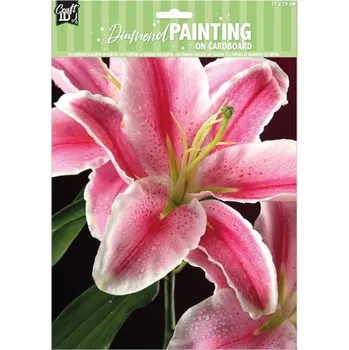 Diamantové malování Diamantový obrázek A4 - Lilie - CR2045