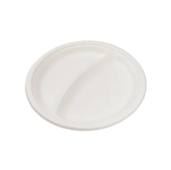 Talíř EcoPack Talíř EKO z cukrové třtiny 23 cm 2-dílný bílý bal/50 ks Balení: 50