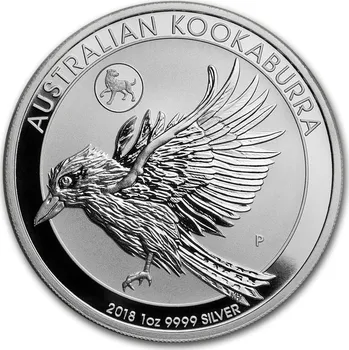 The Perth Mint Australia 2018 Austrálie Kookaburra BU (Dog Privy) 1 Oz