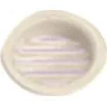 Odvětrávací plastová mřížka per skříně kulatá o32 krémová