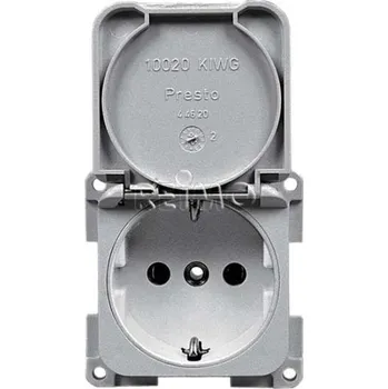 Příslušenství ke karavanu Vestavěná zástrčka 230V silverSB