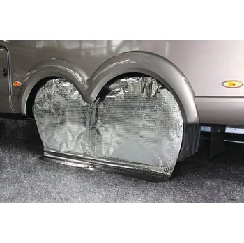 Příslušenství ke karavanu Reflexní kryt kola HINDERMANN, tandem, šířka 1550 mm