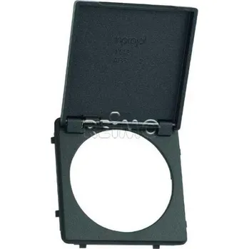 Příslušenství ke karavanu Odklápěcí kryt zásuvky, břidlicově šedý