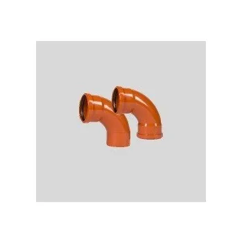 Kanalizační potrubí Kanalizace - kanalizační koleno SW KGBD průměr 110mm úhel 87 stupňů - se dvěma hrdly