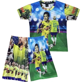 Numberoplus Dětský Fotbalový dres komplet - Neymar Brine Velikost: 13 let (vel.152)