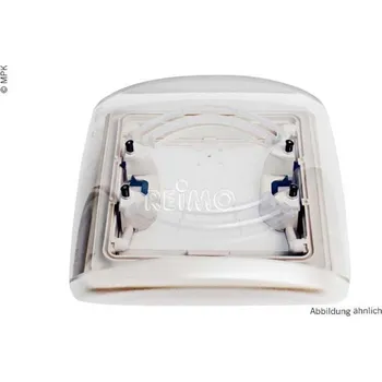 Příslušenství ke karavanu Náhradní kryt se sklem pro MPK VisionVent S eco 280x280 mm kouřové sklo šedý rám