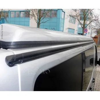 Markýza Okapový žlábek s kedrovou drážkou pro Renault Trafic, Nissan NV 300, Fiat Talento (08/2014-) Multirail černý