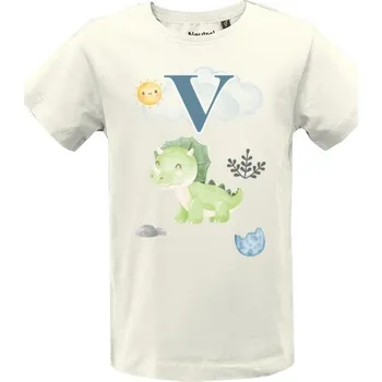 Tričko s potiskem Písmeno V - kluk dětské