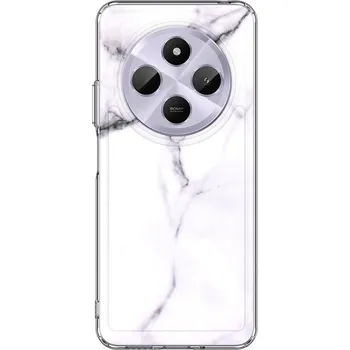 Pouzdro na mobilní telefon Kryt Xiaomi Redmi 14C pevný Mramor bílý (obal neboli pouzdro na Xiaomi Redmi 14C)