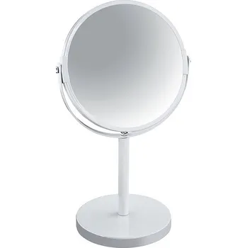 Kosmetické zrcátko Spirella kosmetické zvětšovací zrcátko Sydney, bílá ocel, se stojánkem