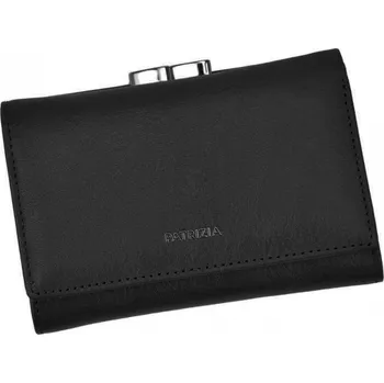 Peněženka Dámská kožená peněženka černá - Patrizia Florencia černá