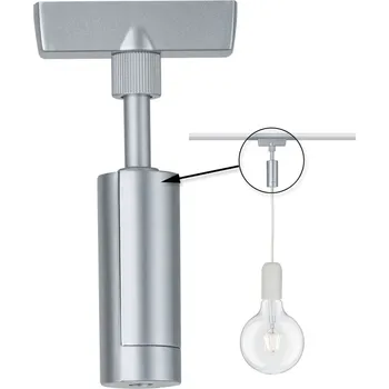 Bodové svítidlo PAULMANN URail univerzální adaptér pro závěs max. 50W 230V chrom - PAULMANN P 95551