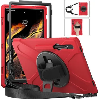 Pouzdro na tablet Outdoorový Kryt Na Samsung Galaxy Tab S8/ S8+/ S8 Ultra Barva: Červená - Samsung Galaxy Tab S8