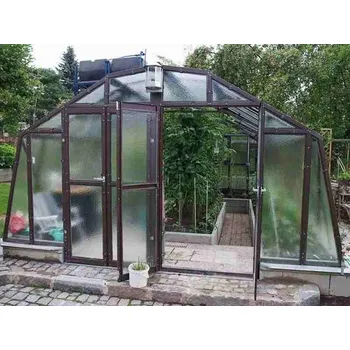 Skleník LIMES Prodloužení skleníku K-W - sklo Helios 4mm - pozink. profil