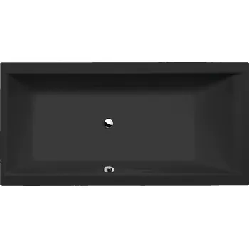 Vana Cleo Slim obdélníková vana 180x90x48 cm, černá mat 13111.21