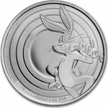 Stříbrná mince Looney Tunes Bugs Bunny 1 Oz 5 USD 2022 Samoa