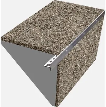 DEN BRAVEN Ukončovací profil T 2,5m výška 12,5mm pro kamenné koberce PerfectSTONE