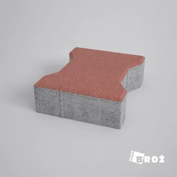 Dlažba DITON Íčko 6 Krajovka - 20/14/ tl. 6cm červená