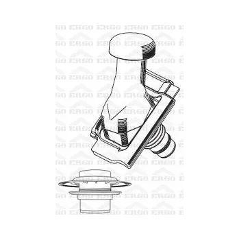 ERGO Odvětrávací komplet pro TONDACH JIRČANKA - černý (na objednávku)