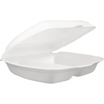 Jednorázové nádobí Gastro obaly XPS menu box 2-dílný 245x195x70mm, náhrada za EPS lunch box (min. počet 300ks)