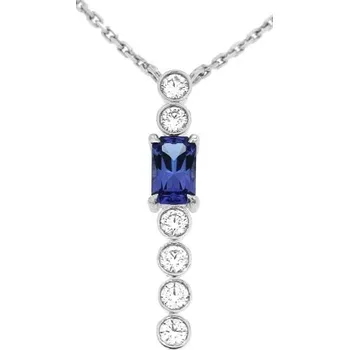 Náhrdelník Zlatnictví U Kostela Diamantový náhrdelník s tanzanitem 39168 966225316