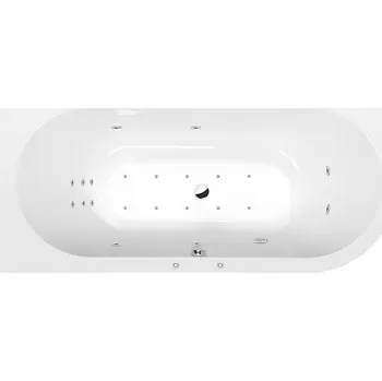 Vana Viva L Hydro-Air hydromasážní vana, 185x80x47 cm, bílá 72099HA