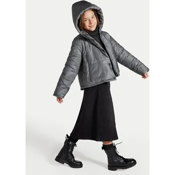 Pánská bunda Zimní Bunda Dívčí Stříbrná Velikost 134 Coccodrillo ZC4