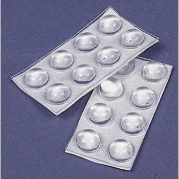Příslušenství ke karavanu Silikon samolepící tlumící doraz 11x5 mm 16 ks