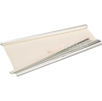 Příslušenství ke karavanu Protisluneční roleta na střešní okno REMIS krémová/stříbrná 620x660 mm
