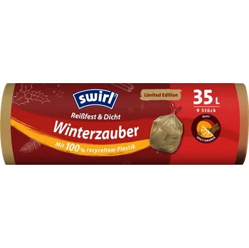 Odpadkový koš Swirl Zatahovací Pytle Zimní kouzlo 35L 9 ks
