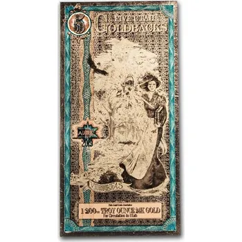 UNITED STATES MINT Slitek 5 Utah Goldback 24k