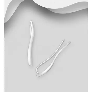 Spony do uší ze stříbra 925