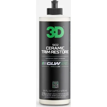 Čistič plastových dílů 3D GLW SiO2 Ceramic Trim Restore 473ml impregnace plastů