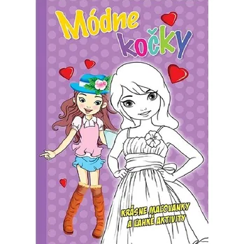 omalovánky Módne kočky Kniha