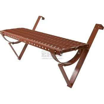 ERGO Stoupací komplet – rovný k zavěšení, rošt 80 cm - cihlově červená