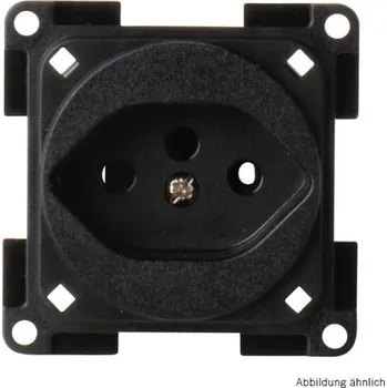 Příslušenství ke karavanu Zásuvka vestavná 230V, břidlicově šedá, Švýcarsko