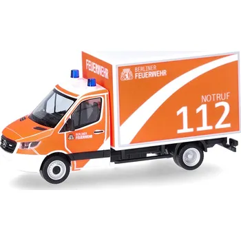 autíčko Mercedes-Benz Sprinter Hasičský sbor Berlín 1:87 - Herpa Mercedes Sprinter Fire Brigade Berlin - sběratelský model 1/87