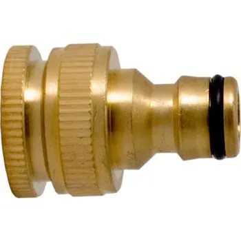 Zahradní hadice Adaptér pro hadici, vnitřní závit 1/2" a 3/4", mosaz