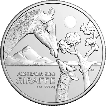 Royal Australian Mint Žirafa 1 Oz stříbro