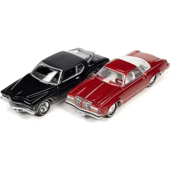 autíčko Oldmobile Cutlass Supreme 1976 + Buick Riviera 1972 1:64 - Johnny Lightning Oldmobile and Buick - sběratelské modely