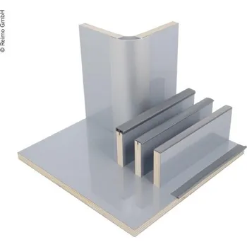 Příslušenství ke karavanu Nábytkový talíř stříbrný 1/4