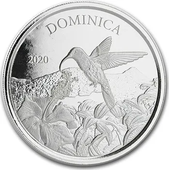 Scottsdale Mint 2020 Dominika 1 oz stříbrný kolibřík BU