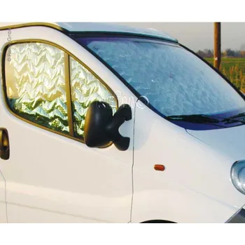 Příslušenství ke karavanu Vnitřní termoclona Isoflex 3dílná sada pro okna kabiny řidiče Renault Traffic (2014-)/Opel Vivaro (2014-)/Nissan NV300 (2016-)