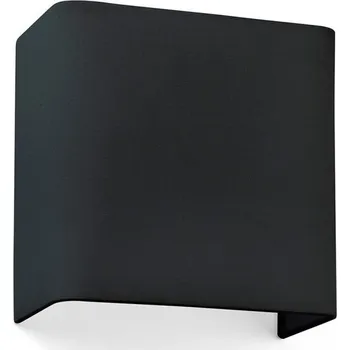 Nástěnné svítidlo FARO COTTON hranatá nástěnná lampa, černá - FARO FARO 66412